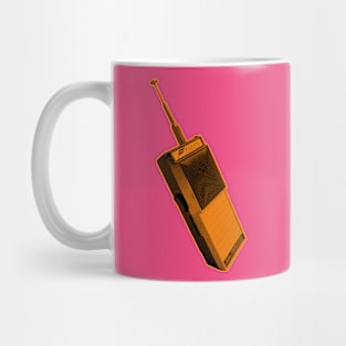 Walkie Talkie in Orange Mug